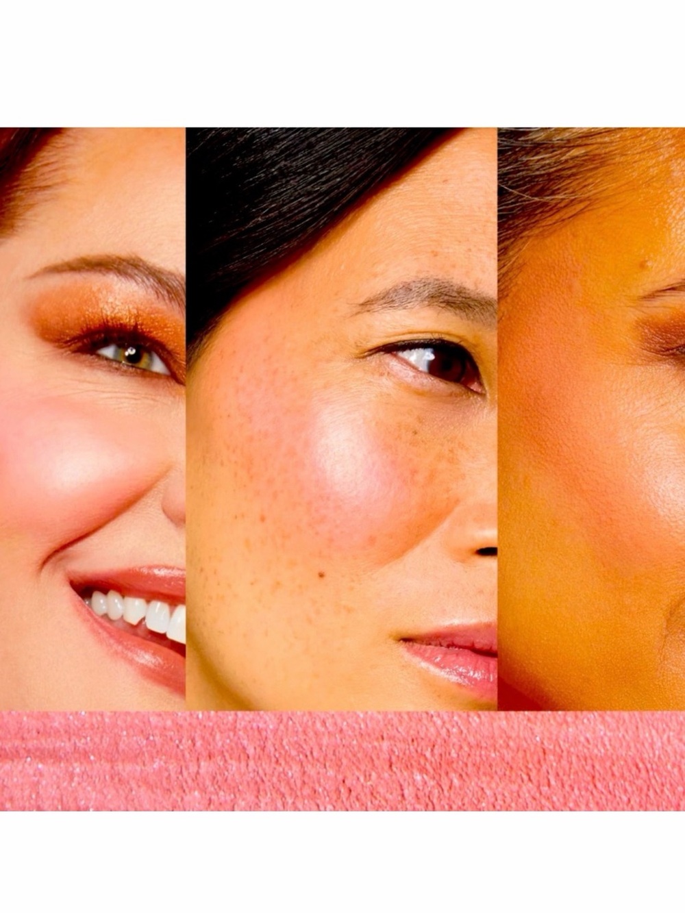 Laura Geller Peach Pink Blush Trio Wink-Wink Pink